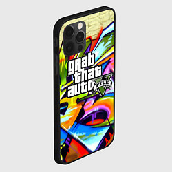 Чехол для iPhone 12 Pro Max GTA:5, цвет: 3D-черный — фото 2