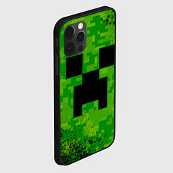 Чехол для iPhone 12 Pro Max MINECRAFT МАЙНКРАФТ, цвет: 3D-черный — фото 2