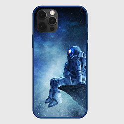 Чехол для iPhone 12 Pro Max АСТРОНАВТ-КОСМОНАВТ D, цвет: 3D-тёмно-синий
