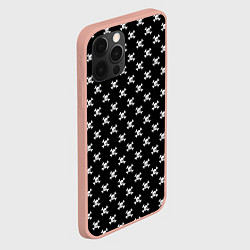 Чехол для iPhone 12 Pro Max Черепа, цвет: 3D-светло-розовый — фото 2
