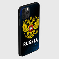 Чехол для iPhone 12 Pro Max RUSSIA РОССИЯ, цвет: 3D-черный — фото 2