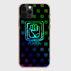 Чехол для iPhone 12 Pro Max JoJo Bizarre Adventure, цвет: 3D-светло-розовый