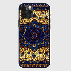 Чехол для iPhone 12 Pro Max Золотой ковер, цвет: 3D-черный
