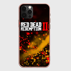 Чехол для iPhone 12 Pro Max RED DEAD REDEMPTION 2, цвет: 3D-светло-розовый