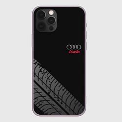 Чехол для iPhone 12 Pro Max AUDI, цвет: 3D-серый