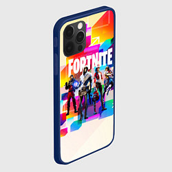 Чехол для iPhone 12 Pro Max FORTNITE, цвет: 3D-тёмно-синий — фото 2