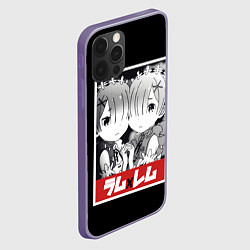 Чехол для iPhone 12 Pro Max Re:Zero, цвет: 3D-серый — фото 2