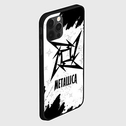 Чехол для iPhone 12 Pro Max METALLICA МЕТАЛЛИКА, цвет: 3D-черный — фото 2