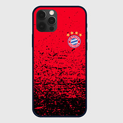 Чехол для iPhone 12 Pro Max BAYERN MUNCHEN, цвет: 3D-черный