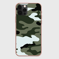 Чехол для iPhone 12 Pro Max Camouflage 2, цвет: 3D-светло-розовый