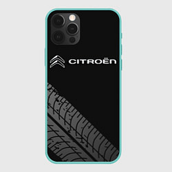 Чехол для iPhone 12 Pro Max CITROEN, цвет: 3D-мятный