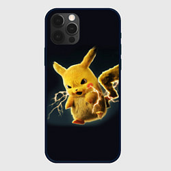 Чехол для iPhone 12 Pro Max Pikachu Pika Pika, цвет: 3D-черный