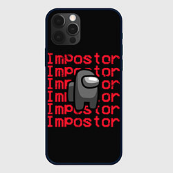 Чехол для iPhone 12 Pro Max Among Us, цвет: 3D-черный