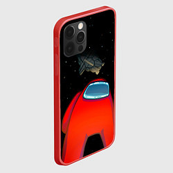 Чехол для iPhone 12 Pro Max Among Us, цвет: 3D-красный — фото 2