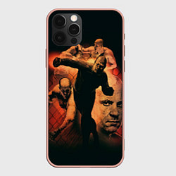 Чехол для iPhone 12 Pro Max Федор Емельяненко Император, цвет: 3D-светло-розовый