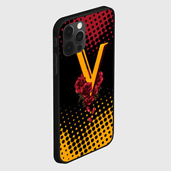 Чехол для iPhone 12 Pro Max CYBERPUNK 2077 VALENTINO, цвет: 3D-черный — фото 2