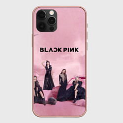 Чехол для iPhone 12 Pro Max BLACKPINK x PUBG, цвет: 3D-светло-розовый