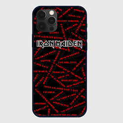 Чехол для iPhone 12 Pro Max IRON MAIDEN SONGS Z, цвет: 3D-черный