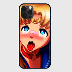 Чехол для iPhone 12 Pro Max SAILOR MOON AHEGAO, цвет: 3D-черный