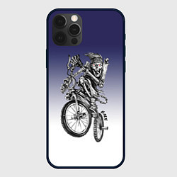 Чехол для iPhone 12 Pro Max BMX, цвет: 3D-черный