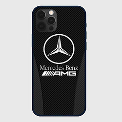 Чехол для iPhone 12 Pro Max MERCEDES-BENZ, цвет: 3D-черный