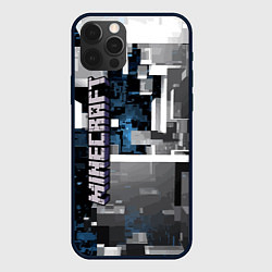 Чехол для iPhone 12 Pro Max Minecraft, цвет: 3D-черный