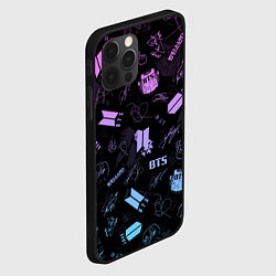 Чехол для iPhone 12 Pro Max BTS, цвет: 3D-черный — фото 2