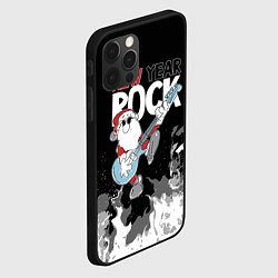 Чехол для iPhone 12 Pro Max New year rock, цвет: 3D-черный — фото 2