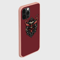 Чехол для iPhone 12 Pro Max Red Samurai, цвет: 3D-светло-розовый — фото 2