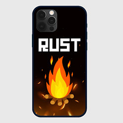 Чехол для iPhone 12 Pro Max RUST, цвет: 3D-черный