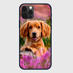 Чехол для iPhone 12 Pro Max Dog, цвет: 3D-черный