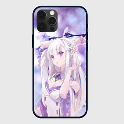 Чехол для iPhone 12 Pro Max Эмилия, цвет: 3D-черный