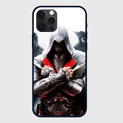 Чехол для iPhone 12 Pro Max Assassin’s Brotherhood S, цвет: 3D-черный