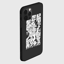 Чехол для iPhone 12 Pro Max Евангилион, цвет: 3D-черный — фото 2