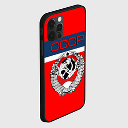 Чехол для iPhone 12 Pro Max СССР, цвет: 3D-черный — фото 2