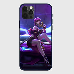 Чехол для iPhone 12 Pro Max KDA Evelyn, цвет: 3D-черный