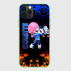 Чехол для iPhone 12 Pro Max Brawl Stars Colette Navigator, цвет: 3D-салатовый