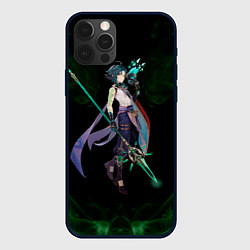 Чехол для iPhone 12 Pro Max Genshin Impact - Xiao, цвет: 3D-черный