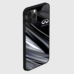 Чехол для iPhone 12 Pro Max Infiniti, цвет: 3D-черный — фото 2