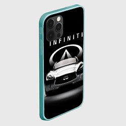 Чехол для iPhone 12 Pro Max INFINITI, цвет: 3D-мятный — фото 2