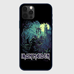 Чехол для iPhone 12 Pro Max IRON MAIDEN, цвет: 3D-черный