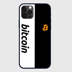 Чехол для iPhone 12 Pro Max БИТКОИН BITCOIN Z, цвет: 3D-черный