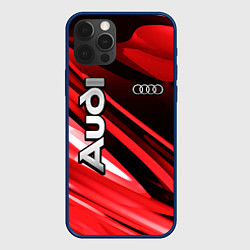 Чехол для iPhone 12 Pro Max Audi, цвет: 3D-тёмно-синий