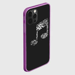 Чехол для iPhone 12 Pro Max Music is Love, цвет: 3D-сиреневый — фото 2