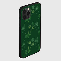 Чехол для iPhone 12 Pro Max Одуванчики, цвет: 3D-черный — фото 2