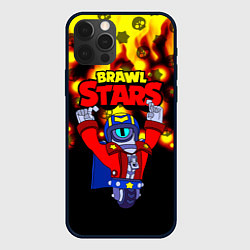 Чехол для iPhone 12 Pro Max Brawl StarsStu, цвет: 3D-черный