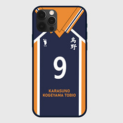 Чехол для iPhone 12 Pro Max KARASUNO 9 ФОРМА КАРАСУНО, цвет: 3D-черный