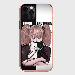 Чехол для iPhone 12 Pro Max MONOKUMA JUNKO, цвет: 3D-светло-розовый