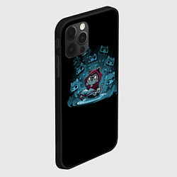 Чехол для iPhone 12 Pro Max Кот маг, цвет: 3D-черный — фото 2