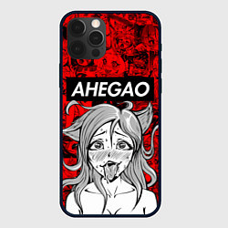 Чехол для iPhone 12 Pro Max AHEGAO, цвет: 3D-черный
